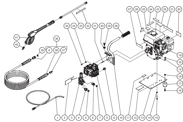 MITM CD-2003-3MHH replacement parts and expolded view